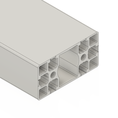 MODULAR SOLUTIONS EXTRUDED PROFILE&lt;br&gt;45MM X 90MM SMOOTH SIDES TEAR AWAY, CUT TO THE LENGTH OF 1000 MM